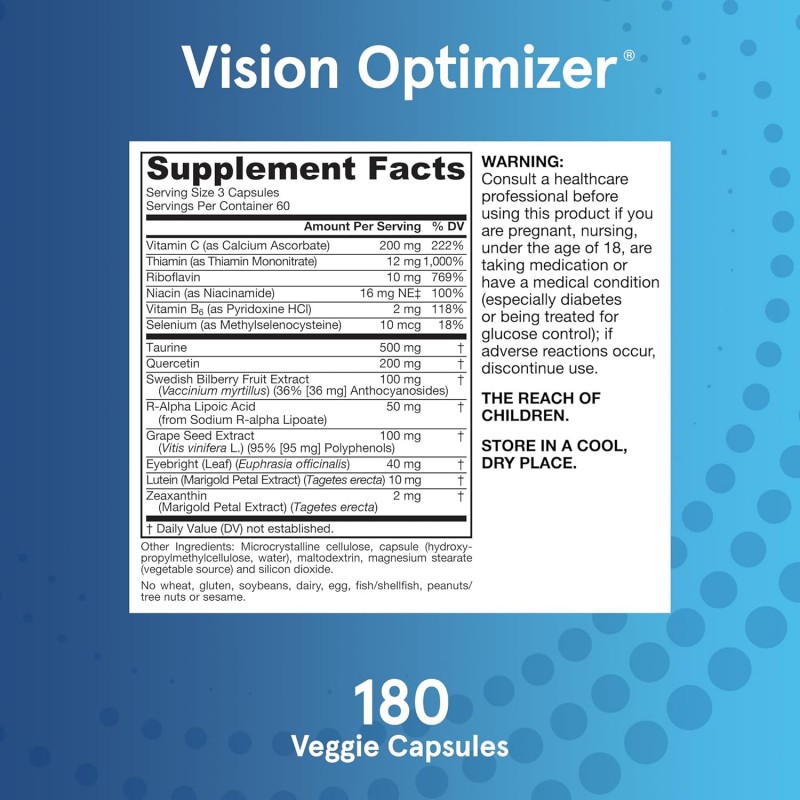 Jarrow Formulas Vision Optimizer - Formula pentru ochi