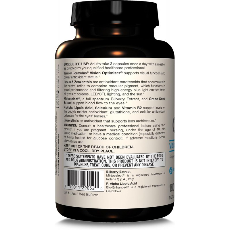 Jarrow Formulas Vision Optimizer - Formula pentru ochi