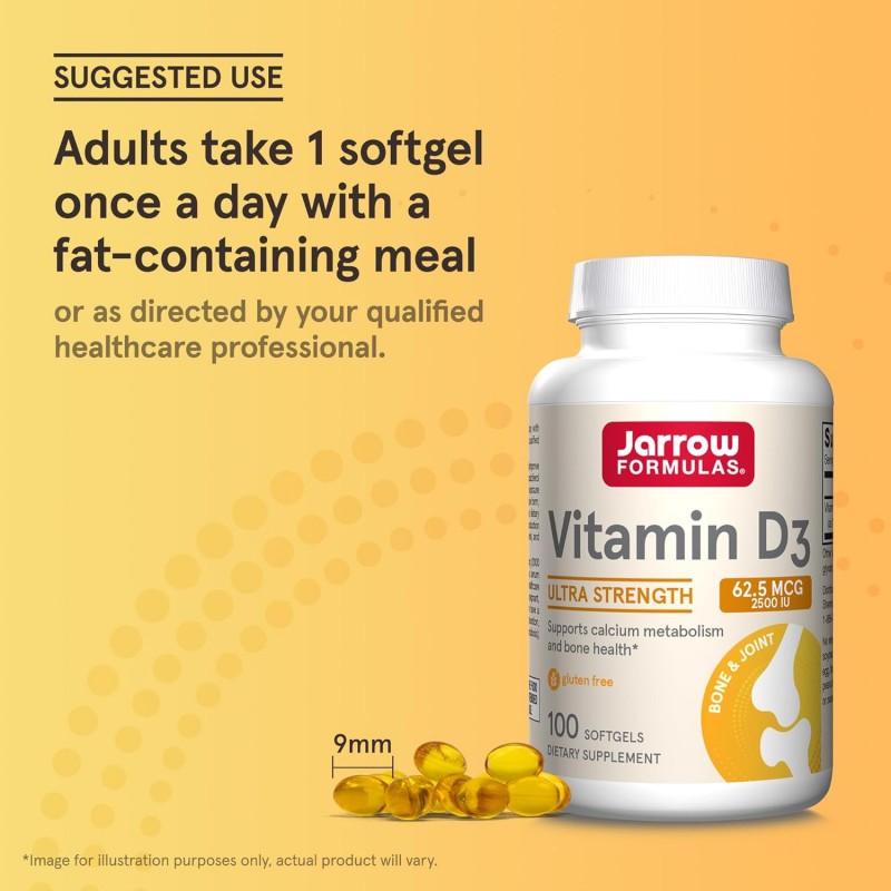 Jarrow Formulas Vitamin D3 2500 - Vitamina D
