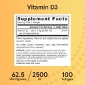 Jarrow Formulas Vitamin D3 2500 - Vitamina D
