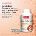 Jarrow Formulas Zinc Balance® 15mg (L-Methionine Sulfate)
