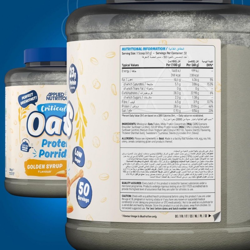 Applied Nutrition Critical Oats - Nuci de ovăz