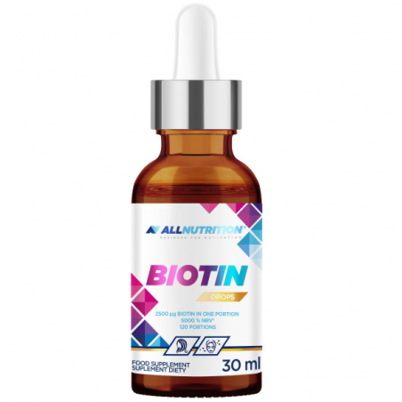 AllNutrition Biotin Drops - Picături de Biotină