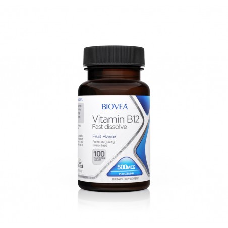 Biovea Vitamin B12 500 Methylcobalamin Fast Dissolve - Vitamina B12