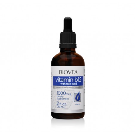 Biovea Vitamin B12 with Folic Acid Drops - Vitamina B12 + acid folic