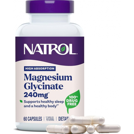 Natrol Magnesium Glycinate 240 mg - Glicinat de Magneziu