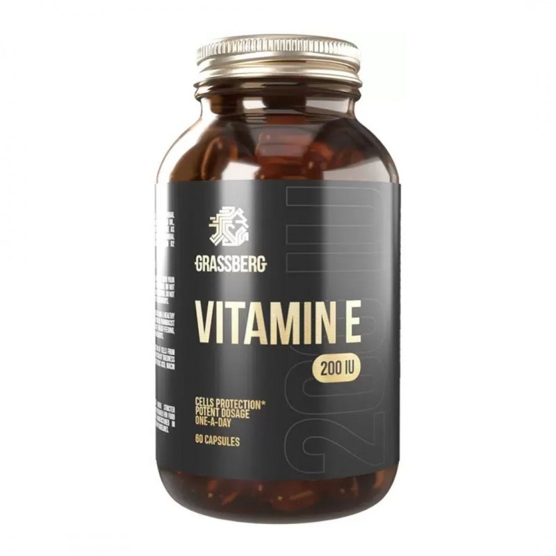 Grassberg Vitamin E 200IU - Vitamina E