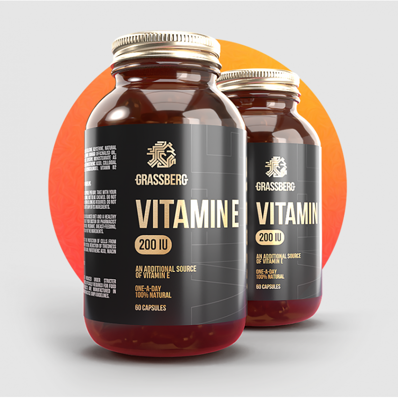 Grassberg Vitamin E 200IU - Vitamina E