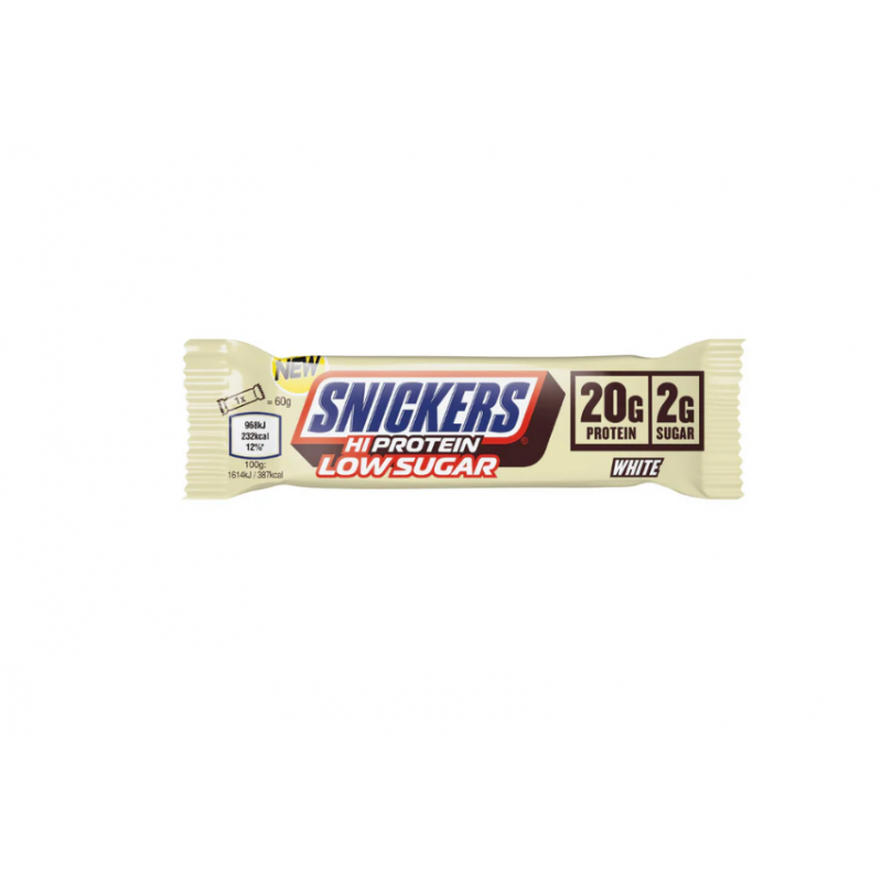 Mars Snickers Hi Protein Bar Low Sugar - White Chocolate - Baton Proteic