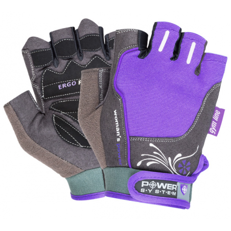Power System Gloves Womens Power - Purple - Mănuși de Fitness Pentru Femei