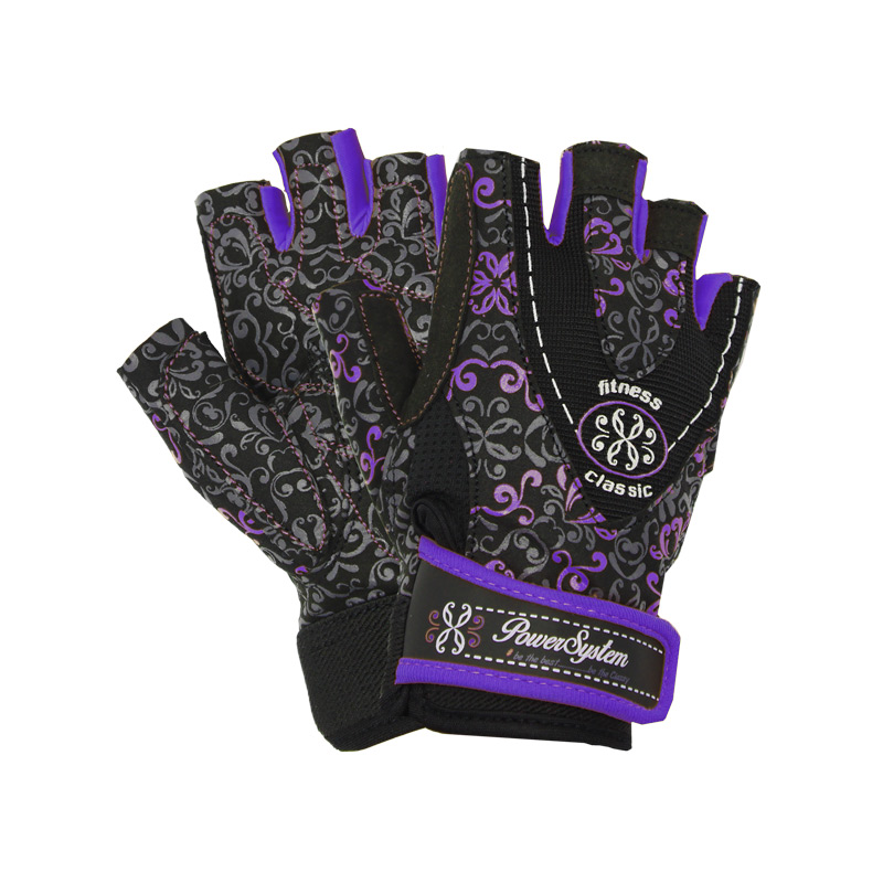 Power System Gloves Classy - Purple - Mănuși de Fitness Pentru Femei