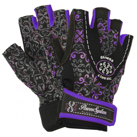 Power System Gloves Classy - Purple - Mănuși de Fitness Pentru Femei