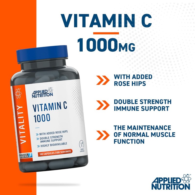 Applied Nutrition Vitamin C 1000mg with Rose Hips - Vitamina C