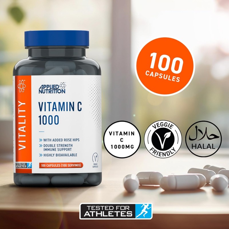 Applied Nutrition Vitamin C 1000mg with Rose Hips - Vitamina C