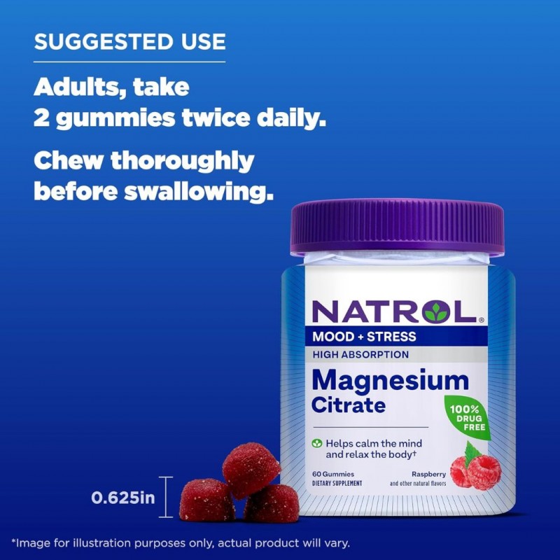Natrol Magnesium Citrate Gummies - Magneziu
