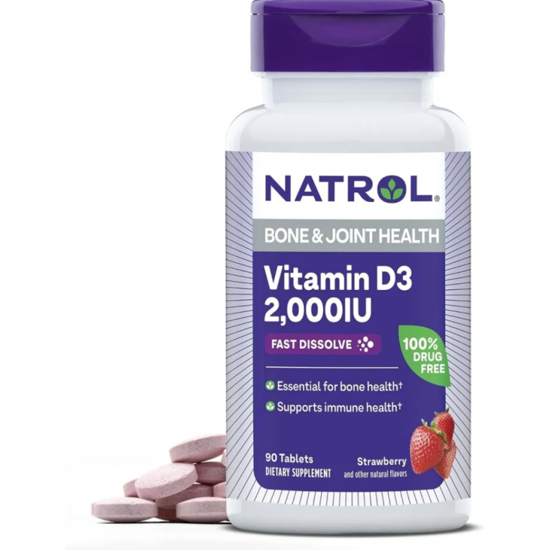 Natrol Vitamin D3 2,000 IU Fast Dissolve - Vitamina D