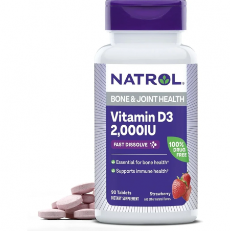 Natrol Vitamin D3 2,000 IU Fast Dissolve - Vitamina D