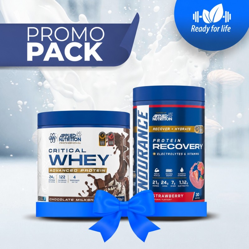 Promo Pack - Applied Nutrition Endurance - Recovery + Applied Nutrition Critical Whey FREE