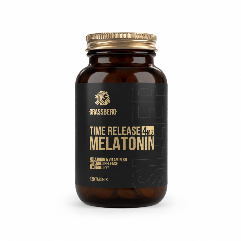 Melatonină 4 mg cu Eliberare Prelungită | Grassberg