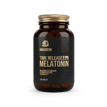 Melatonină 4 mg cu Eliberare Prelungită | Grassberg