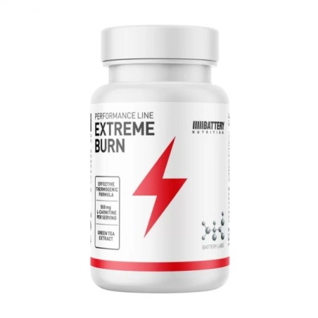 Battery Extreme Burn 60 Capsule | Fat Burner cu L-Carnitină