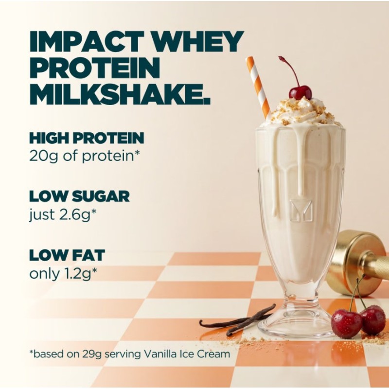 MyProtein Impact Whey Protein Milkshake | Proteină din zer Premium