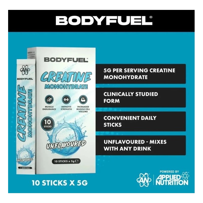 Applied Nutrition BodyFuel Creatine Monohydrate Sticks | Creatină Monohidrată