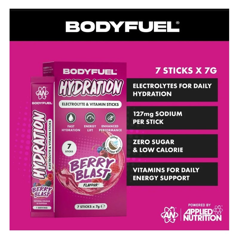 Applied Nutrition BodyFuel Hydration Sticks | Hidratare & Electroliți
