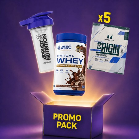 Pachet Promoțional | Whey Protein + Shaker + Mostre Pre-Workout
