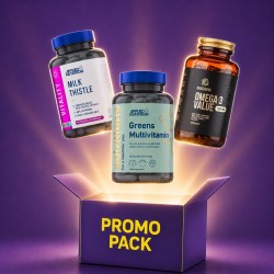 Promo Pack – Liver Detox and Health Support – Milk Thistle + Greens Multivitamin + Omega 3 - Armurariu + Super Greens + Omega 3