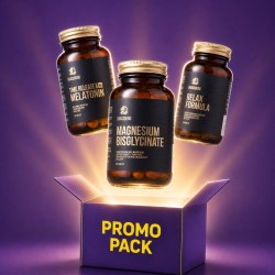 Promo Pack – Sleep & Relax – Magnesium Bisglycinate + Melatonin + Relax Formula - Magneziu + Melatonină + Relaxare