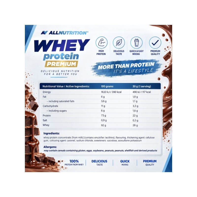 AllNutrition Whey Protein Premium | Proteină din Zer