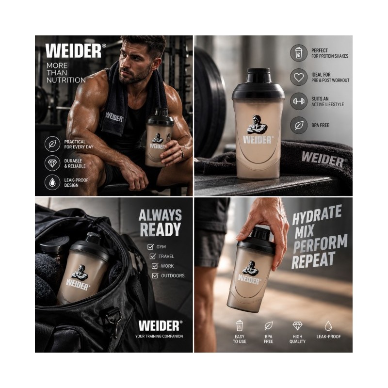 Weider Shaker | Shaker pentru Proteine și Fitness