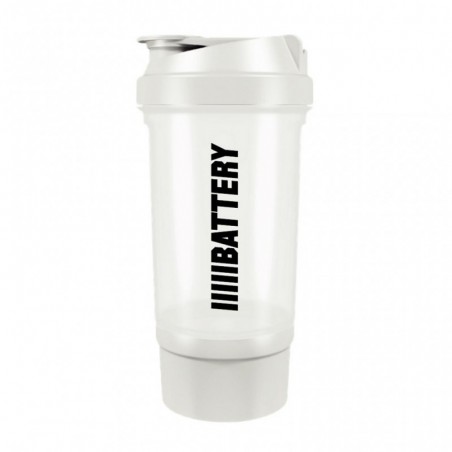 Battery Nutrition Shaker Plus White