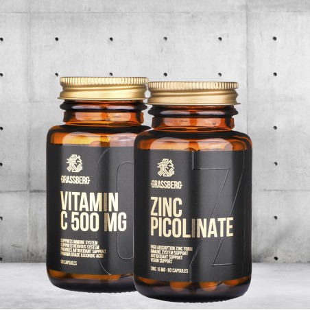 Promo Pack - Grassberg Vitamin C + Grassberg Zinc