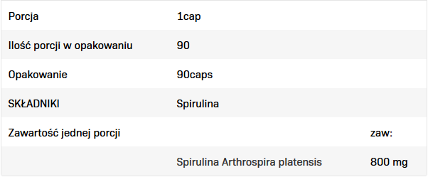 Conținutul - AllNutrition Spirulina