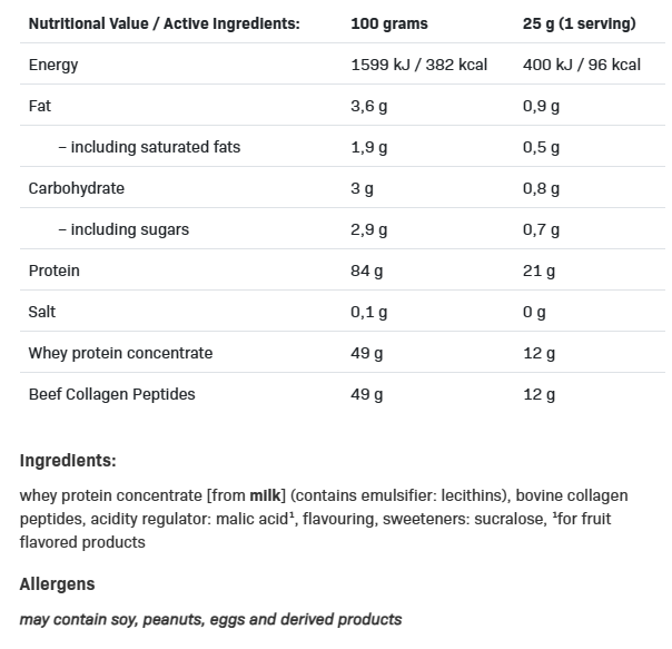 Allnutrition Whey Protein Collagen - ProteinÄƒ de Colagen