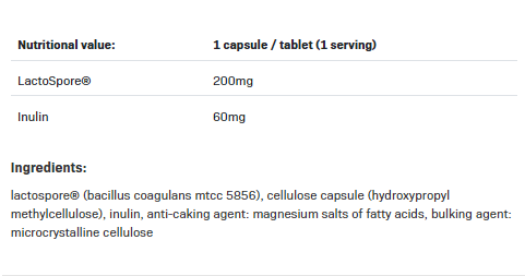 Continutul - Allnutrition Probiotic