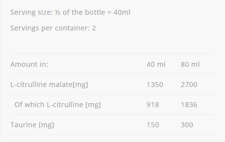 Continutul: Allnutrition Pump Shock
