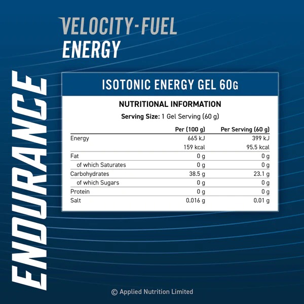 Continutul: Applied Nutrition Endurance - Isotonic Energy Gel - Energy