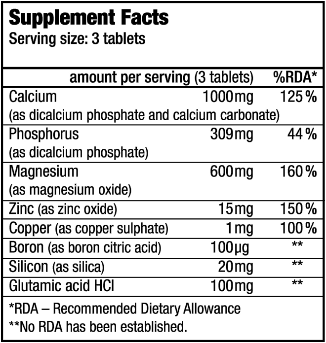 Biotech USA Calcium Zinc Magnesium