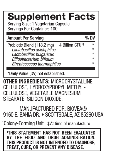 Continutul - Biovea Probiotic Complex