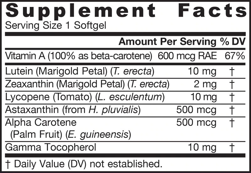 Continutul -  Jarrow Formulas CarotenAll