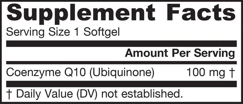 Continutul -  Jarrow Formulas Ubiquinone - Q-absorbÂ® Co-Q10 100mg