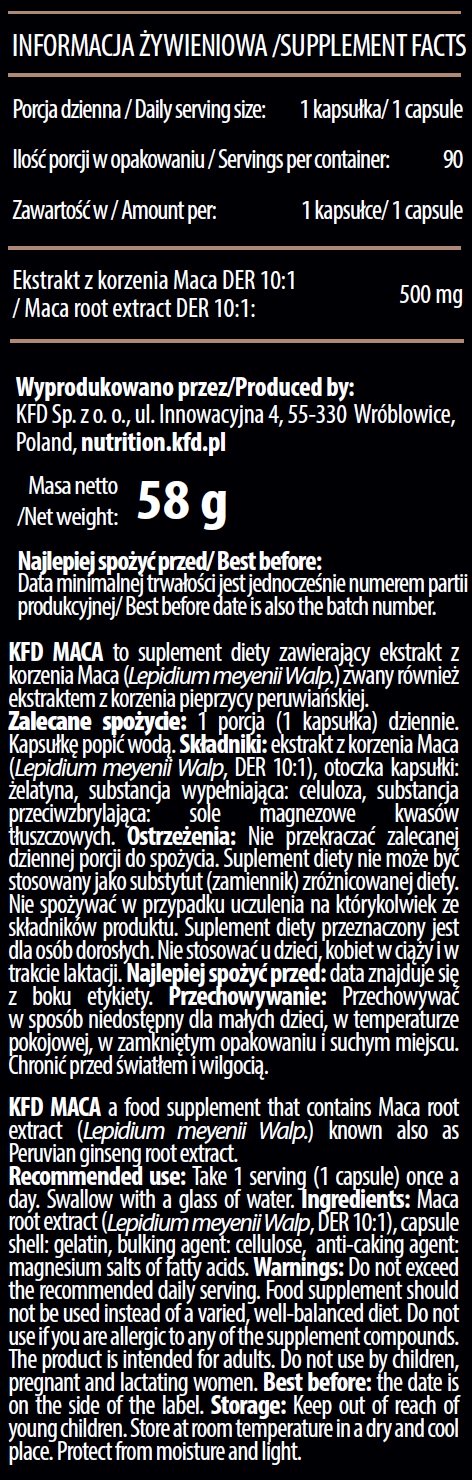 Continutul - KFD Maca