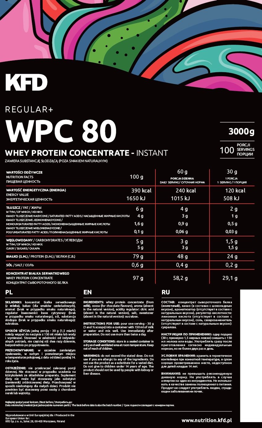 Continutul - KFD Regular+ WPC 80