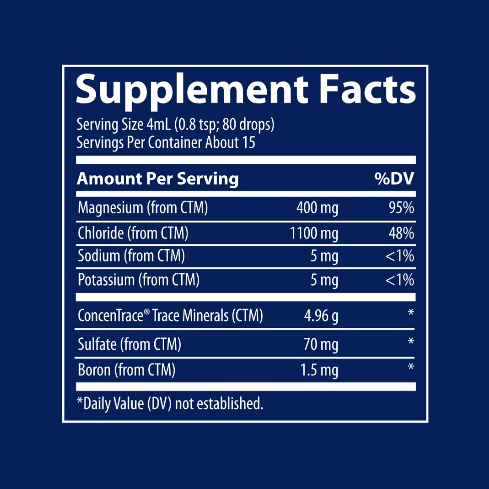 Continutul: Trace Minerals Ionic Magnesium 400mg