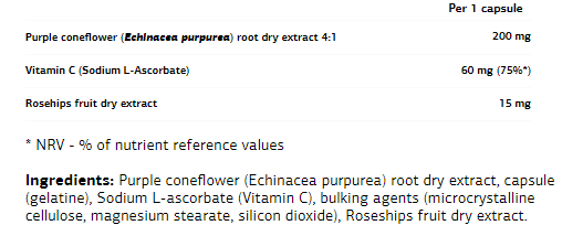 Continutul - UltraVit Echinacea+